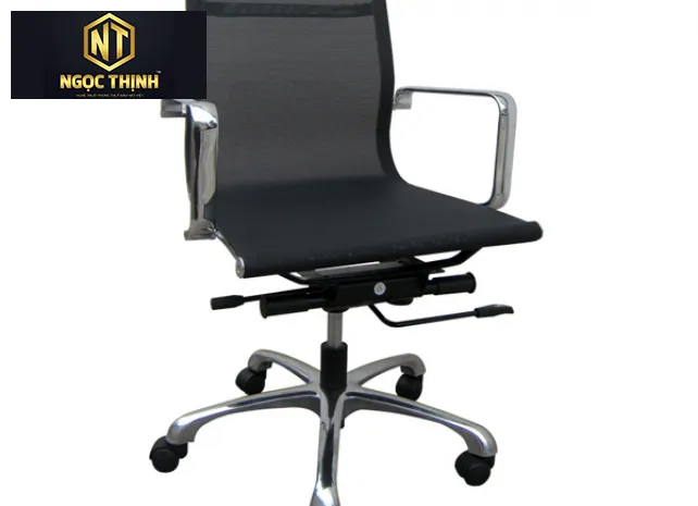 Ghế lưới lãnh đạo cao cấp khung thép mạ được bọc vải lưới chịu lực GL203 Ghế lưới lãnh đạo cao cấp khung thép mạ được bọc vải lưới chịu lực GL203